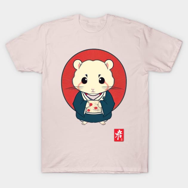 Asian Hamster T-Shirt by Jason's Finery